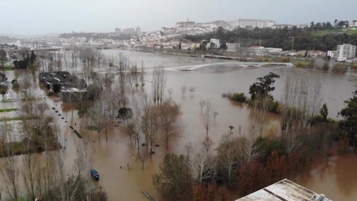 Cheias no Mondego com diminuição do grau de risco