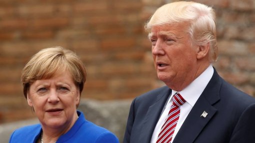 Covid-19: Merkel e Trump acordaram cooperar para combater pandemia