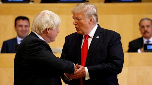 Covid-19: Donald Trump deseja “recuperação rápida” a Boris Johnson
