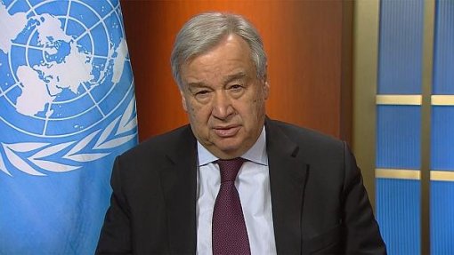 Covid-19: “Deve haver apenas uma luta no mundo hoje” e é “o combate partilhado” – Guterres