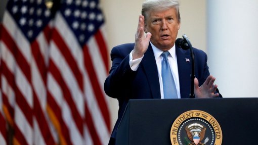 Covid-19: Trump diz que Estados Unidos já passaram o pico da pandemia