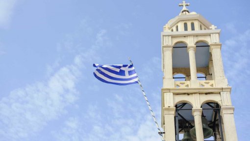 1.º de Maio: Sindicalistas do Partido Comunista grego manifestam-se na Praca Syntagma