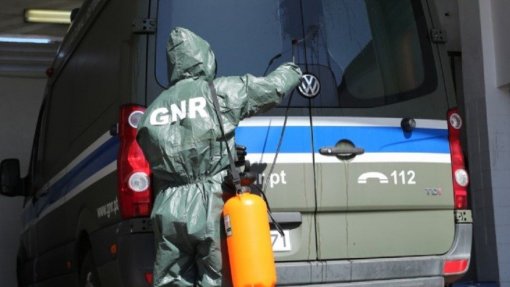 Covid-19: GNR descontaminou cerca de 2.400 ambulâncias e 70 instalações