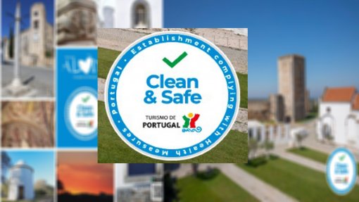 Covid-19: Turismo de Portugal já atribuiu mais de 8 mil selos “Clean and Safe” a empresas do sector que em Março perderam 40% das receitas