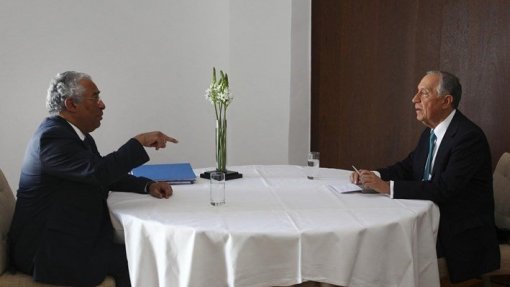 Marcelo e Costa fazem reunião semanal ao almoço no Palácio de Belém