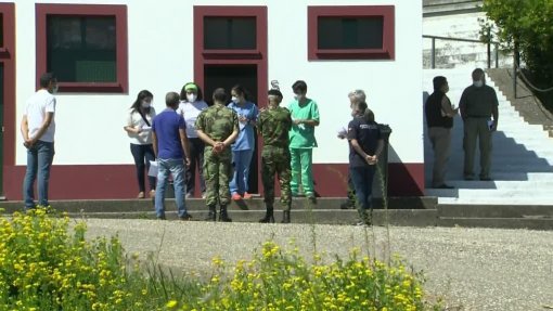 Covid-19: Equipa de Saúde das Forças Armadas continua em lar de Reguengos de Monsaraz