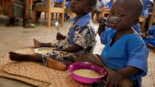 Covid-19: Unicef alerta para risco de desnutrição de 6,7 milhões de crianças