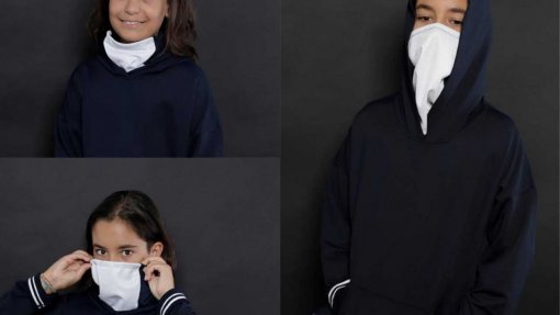 Covid-19: Têxtil de Famalicão cria &quot;sweat&quot; com gola que substitui a máscara
