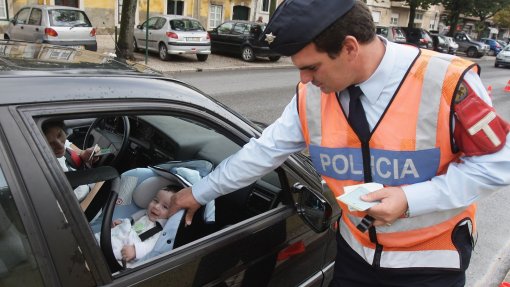 Segurança Rodoviária, GNR e PSP alertam para uso de dispositivos de segurança