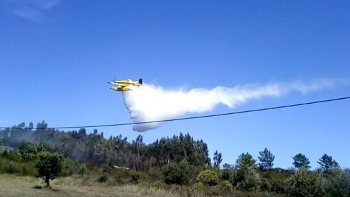Oito meios aéreos e 712 operacionais mobilizados para o incêndio em Oliveira de Frades