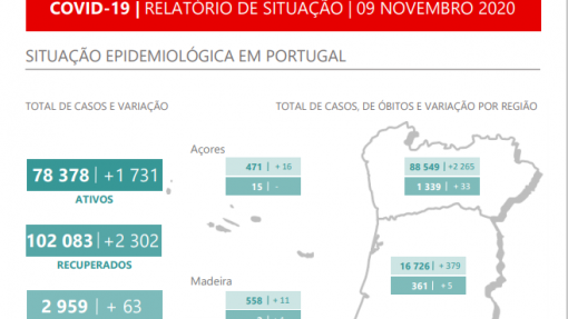 Covid-19: DGS avança que dados sobre concelhos vão ser atualizados esta semana