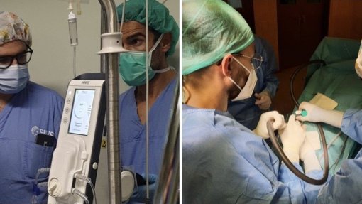 Hospitais de Coimbra implantam dispositivo inovar em vítima de AVC hemorrágico