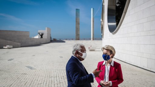 UE/Presidência: Encontro Costa-Von der Leyen no arranque da visita da Comissão a Lisboa