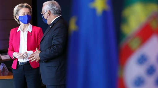 UE/Presidência: Von der Leyen agradece a Costa liderança no pilar dos direitos sociais