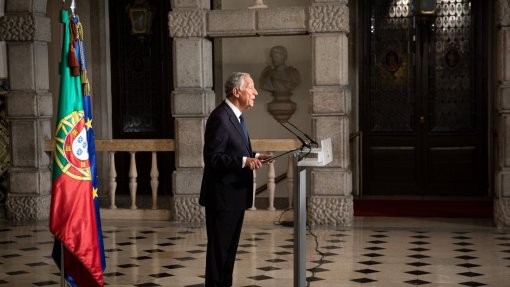 Covid-19: Presidente da República fala hoje ao país às 20:00