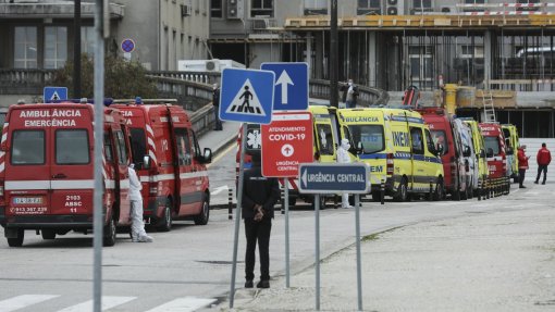 Covid-19: Hospital de Santa Maria com cerca de 60 doentes à espera de internamento