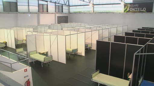 Covid-19: Hospital de campanha do Fontelo em Viseu atinge 50% de ocupação