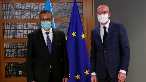 Covid-19: Charles Michel e Ghebreyesus defendem Tratado sobre Pandemias como &quot;legado&quot;