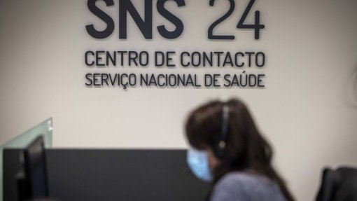 Covid-19: SNS24 atendeu mais do dobro de chamadas no 1.º trimestre face a 2020