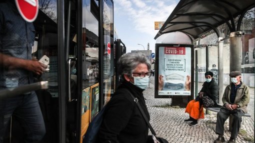 Covid-19: Mobilidade da população subiu a partir da 2.ª semana de fevereiro e reduziu na Páscoa