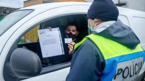 Covid-19: Circulação rodoviária interdita para freguesias de Odemira em cerca sanitária