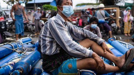 Covid-19: Oposição em Myanmar denuncia vaga &quot;fora de controlo&quot; e pede ajuda urgente à ONU
