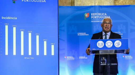 Covid-19: Costa anuncia que medidas passam a ter dimensão nacional