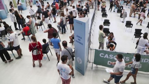 Covid-19: Cerca de 75% dos jovens entre os 12 e os 17 anos vacinados com 1.ª dose