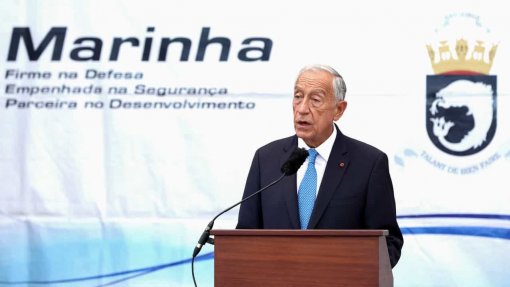 Presidente da República agradece à Marinha contributo no combate à pandemia