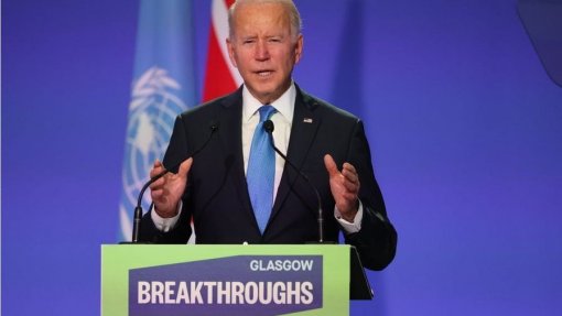 COP26: Biden acusa Xi Jinping de &quot;virar costas&quot; à crise climática
