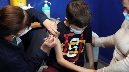 Covid-19: Realizados cerca de 154 mil pedidos de agendamento para vacinação de crianças