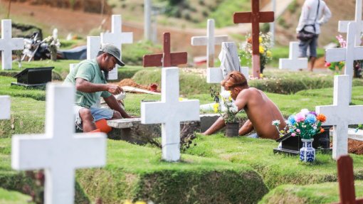 Covid-19: Número de mortes atribuídas à doença em níveis de março de 2020