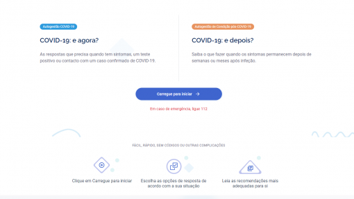 Covid-19: Plataforma da DGS e de &#039;startup&#039; portuguesa visa aumentar autonomia de cidadãos