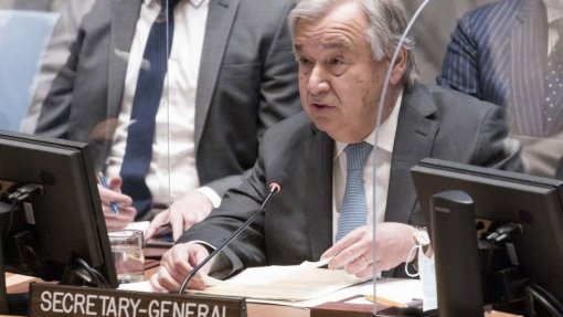 Ucrânia: Guterres pede que Moscovo e Kiev acelerem negociações para alcançar a paz