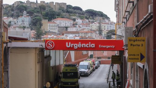 Hospitais da região de Lisboa com procura nas urgências semelhante a valores pré-pandemia