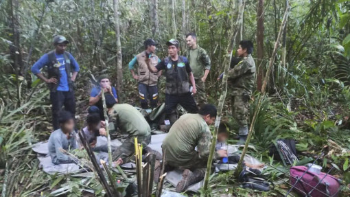 Crianças colombianas resgatadas na selva já estão a receber tratamento em Bogotá