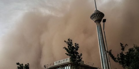 Três mortos e centenas de hospitalizados por tempestades de areia no Irão