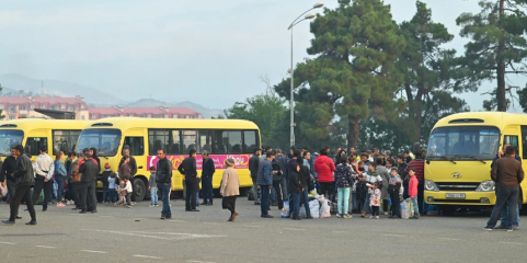Nagorno-Karabakh: Erevan registou chegada de 42.500 refugiados arménios