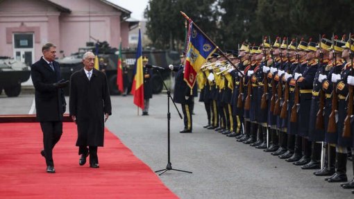 Ucrânia: Portugal e Roménia sublinham apoio incondicional