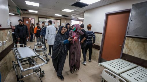 Israel: Hospital no centro de Gaza recebe 73 mortos e 99 feridos em 24 horas