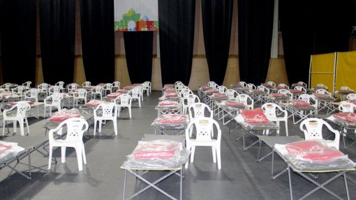 Pavilhão Casal Vistoso acolheu 44 pessoas na primeira noite do plano de contingência em Lisboa