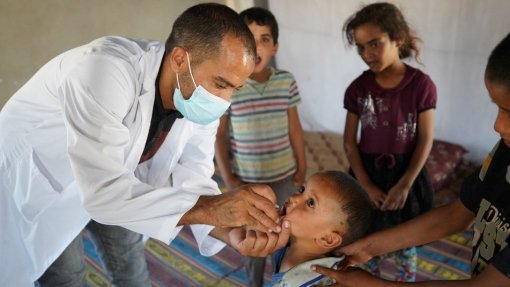 Médio Oriente: Gaza recebe 1,2 milhões de vacinas contra poliomielite infantil