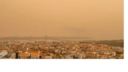 DGS alerta para fraca qualidade do ar no sábado devido a poeiras do Norte de África