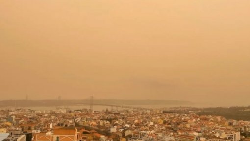 Poeiras do Norte de África vão afetar qualidade do ar no Alentejo, Algarve e região Centro