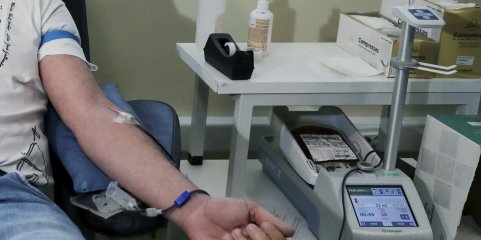 Legislativas: Presidente do RIR quis dar o exemplo e foi dar sangue
