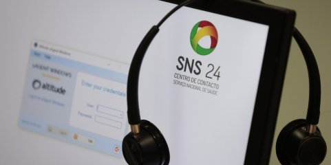 Chamadas para a Linha SNS 24 aumentaram 17% em dezembro e já rondam as 307.000