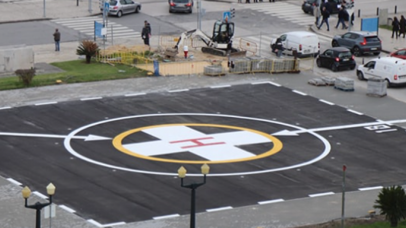 Heliporto do Hospital de Santa Maria ultrapassou as 200 aterragens em dez meses