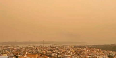 Poeiras do norte de África afetam Portugal