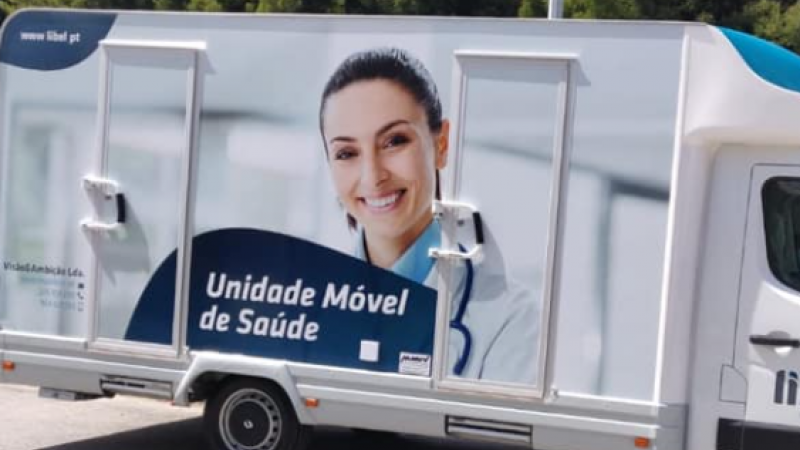 Unidade móvel de saúde percorre o país durante dois meses para detetar fatores de risco
