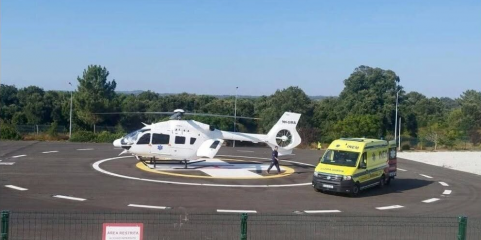 SANTIAGO DO CACÉM: Heliporto do Hospital do Litoral Alentejano soma 16 movimentos desde 2025